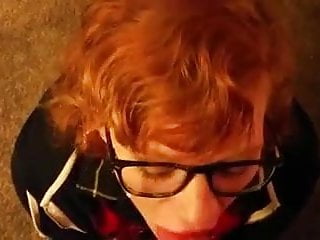 Redhead librarian liz Facial TFO blowjob