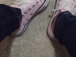 Latina in pink converse preview 