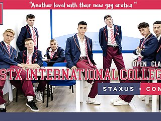 Staxus International College  Episode 01 (Story And Sex) : Young College Students Have Sex After School!