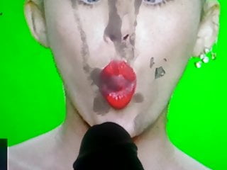 Cumtribute Miley Cyrus