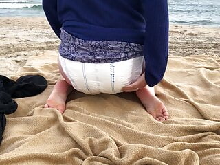 Wet Diaper at the Beach