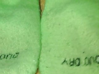Cum on Socks - Bright Green