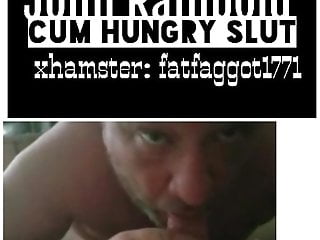 Cum hungry faggot