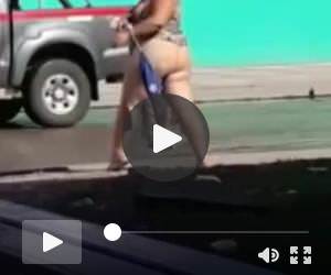 BBW Porno vom 2018-04-20 - Abuela mostrando las nalgas