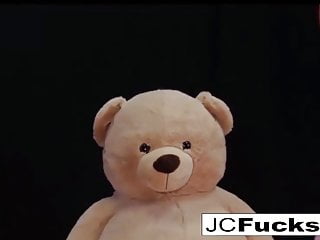 Big Tits Lesbian movie: Big teddy bear fantasy play with two aroused lesbians