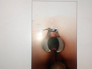 tributing beautiful asshole held open with a speculum 