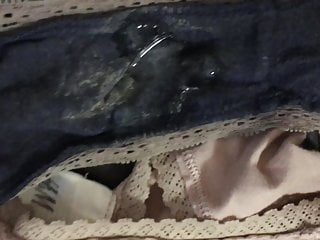 Found step mom&#039;s dirty panties so I cum in them