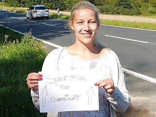 Blonde, Public Exhibitionist, German MILF, Deutsch