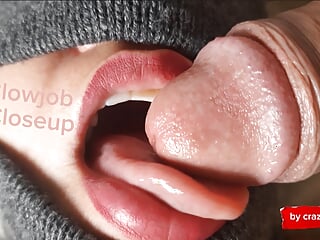 Blowjob closeup