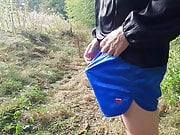 Shiny Shorts Cumshot