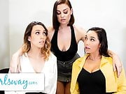 GIRLSWAY - Threesome's Fight To Get The Job With Karlee Grey