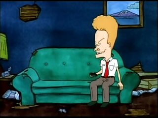 Beavis Home Alone With Tv