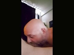 sucking 77 years old  daddy