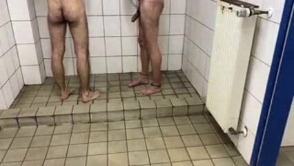 Masters Feet & Piss 2 - Fun in the Bathroom, after work - 3
