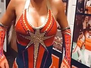 WWE - Lana AKA CJ Perry in Captain Marvel gear, 2020 Royal R