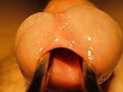 Urethral sounding and stretching with cumshot