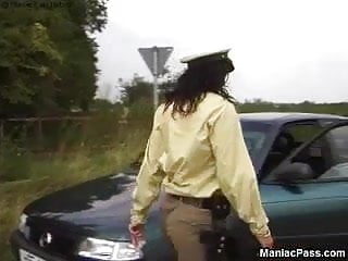 Roadside, Cop, Hardcore, Blowjob