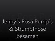 Jennifers Strumpfhose und  Pumps besamt  2