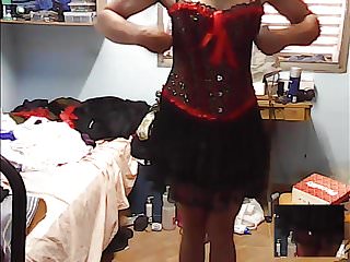 corset and skirt