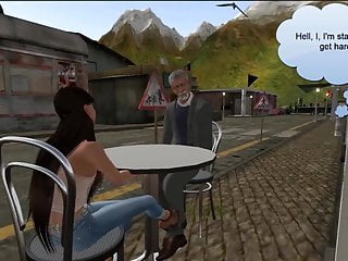 Old Young Sex, Second Life, Doggie Sex, Doggy