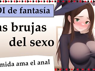 Spanish Full Joi. Las Brujas Del Sexo. Brujita Timida Ama El Anal