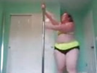 Big, Pole, BBW Stripper, Big Ass