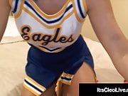 Cheerleader Its Cleo Says Give Me A C U M After Hard Fuck!