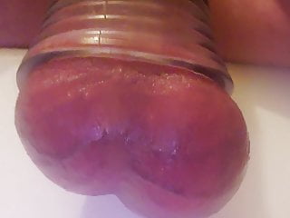Violet wand to stretched balls