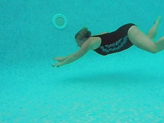 Wendy underwater...
