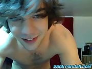 Webcam superstar Zack Randall jacking it for his lovely fans