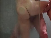 Wife Showering, licked ass, shave, vibing, fuck, BJ & Orgasm