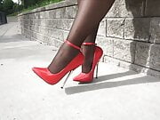 Sexy Devious Red High Heel Stiletto