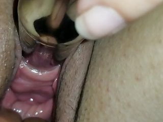 Vibrator, Pissing, Stretching, Gaping Pussy