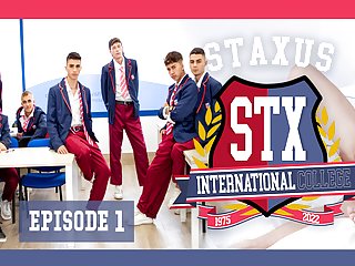 STAXUS INTERNATIONAL COLLEGE  EPISODE 01(story and sex) : young college students have sex after school !