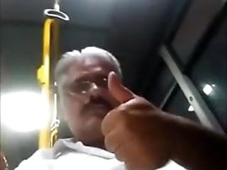 Handsome Daddy Driver Cumming In Bus