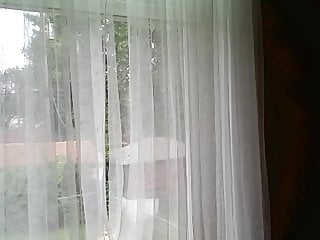 Cum Squirts By The Window