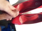 my new red heels