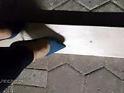 Trying some new heels outside