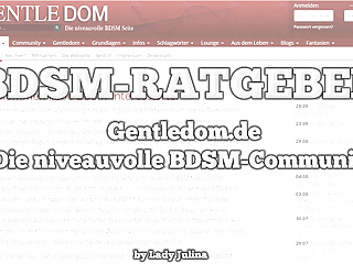 BDSM interview: Interview with the operator of Gentledom.de