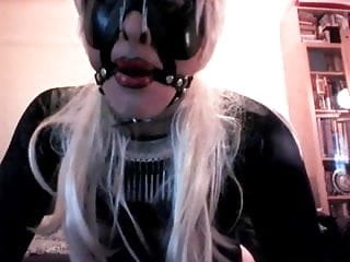 Masked Crossdresser Part 3 - Gagged And Nose Hooked