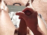 Handjob in the sun 