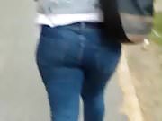 Asses in jeans
