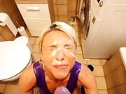Deepest ANAL and shower FACIAL for the amazing MILF