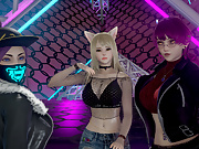 MMD ITZY - LOCO Ahri Akali Kaisa Evelynn Seraphine Kda Sexy Kpop Dance 4K 60FPS League of Legends