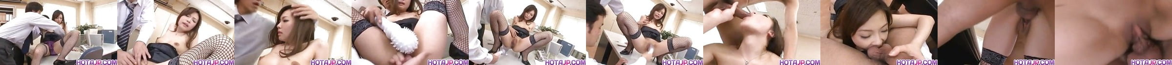 Nozomi Hazuki In Stockings Gives An Asian Blow Job For Jp