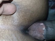Bbc stretching out young bbw anal. No lube, raw dawg 