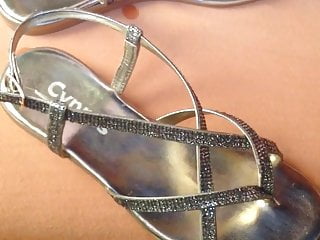Gfs diamond and gold classy sandals...
