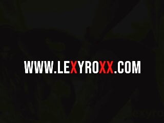  video: Amateur Slut Blowjob in Changing Room - Lexy Roxx