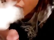 Smoking blow job