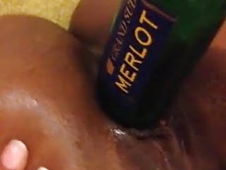 Wine Bottle, Solo, Girls Masturbating, Girls Masturbate